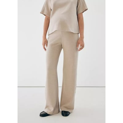 Pantalon droit maille fine MANGO