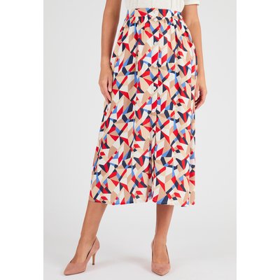 Jupe boutonnée pure viscose DAMART