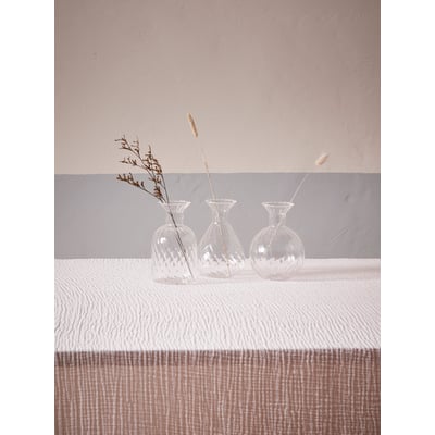 Soliflore en verre par lot de 3 CYRILLUS