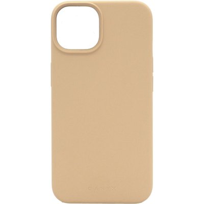 Coque iPhone 15 Plus Magsafe sillicone Beige CASYX