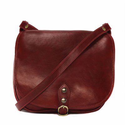 Sac bandoulière en cuir italien lisse VERLAINE OH MY BAG