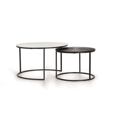 Lot de 2 tables basses bronze DECORATION D’AUTREFOIS