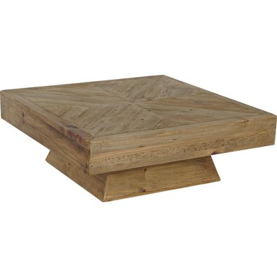 Table basse en bois, pin recyclé RECOLLECTION