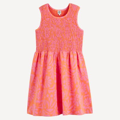 Robe sans manches smockée, motif floral LA REDOUTE COLLECTIONS