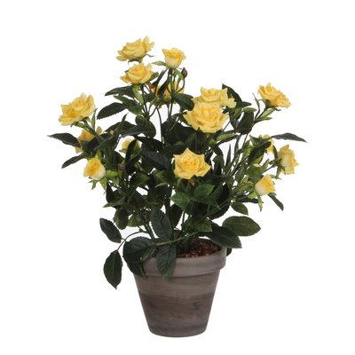 Plante artificielle ROSEBUSH MICA DECORATIONS
