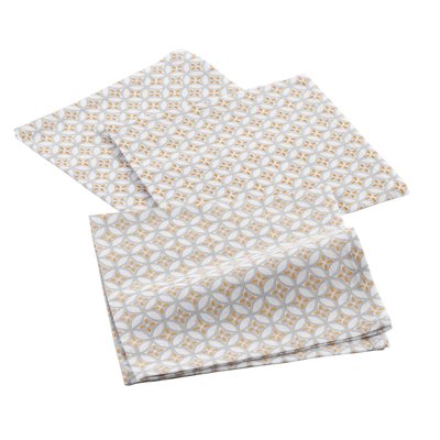 3 Serviettes de table coton Azelia DOUCEUR D'INTÉRIEUR