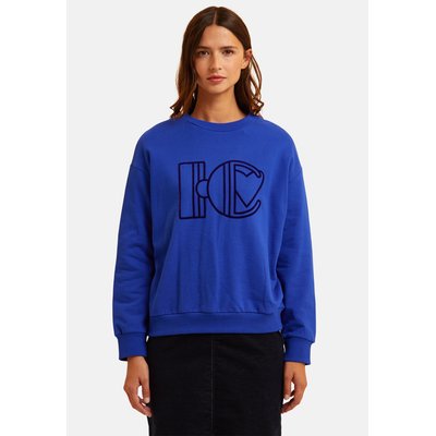 Sweat monogramme flocage velours ICODE