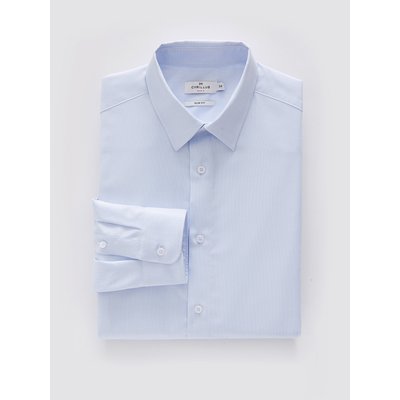 Chemise tissu pinpoint uni Slim Fit CYRILLUS