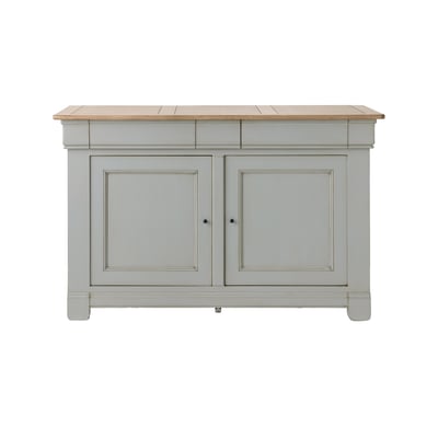 Buffet bois massif 2 portes 3 tiroirs - EMBELLIE CAMIF