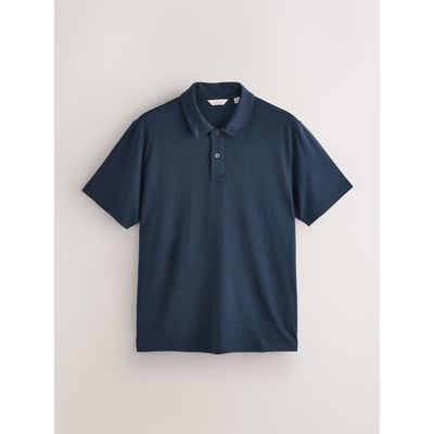 Polo en laine mérinos mélangée Signature NEXT