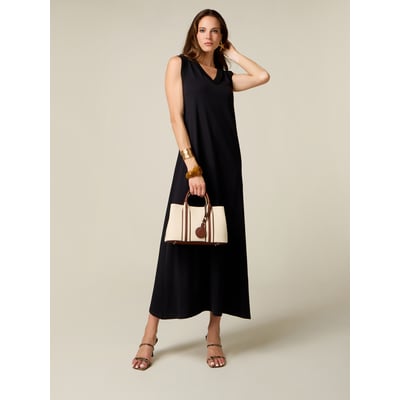 Robe longue avec décolleté en V OLTRE