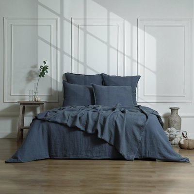 Parure + taies 65x65 lin lavé CAMILLE FEBRONIE