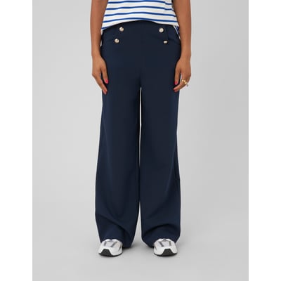 Pantalon taille haute à pont BZB