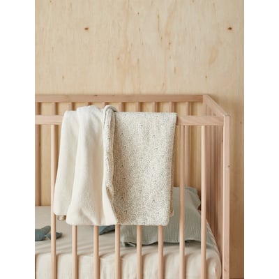 Plaid  gaze de coton et micro-polaire CYRILLUS
