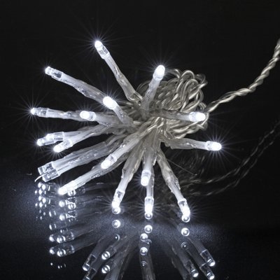Guirlande 1000Led Blanc chaud fil transparent DOUCEUR D'INTÉRIEUR