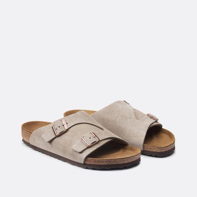 Mules en cuir suédé Zürich BIRKENSTOCK