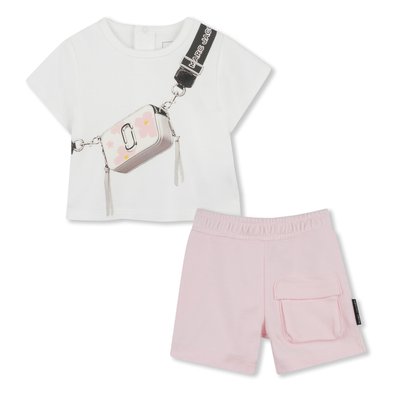 T-shirt et short en coton MARC JACOBS