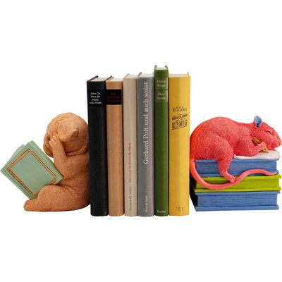 Serre-livres chien et souris KARE DESIGN