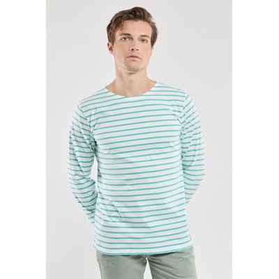 Marinière à col bateau en coton léger PLOZÉVET ARMOR-LUX