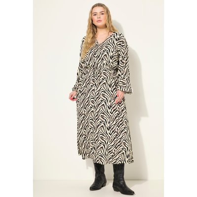 Robe maxi coupe trapèze à imprimé zébré STUDIO UNTOLD