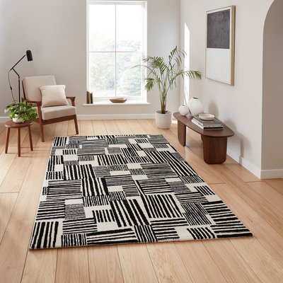 Catherine Lansfield Blocks Modern Abstract Rug CATHERINE LANSFIELD