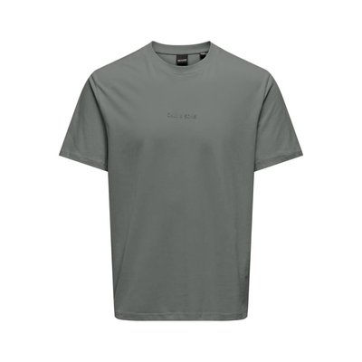 T-shirt direita com logótipo ONLY & SONS