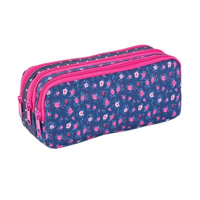 Trousse scolaire 3 compartiments grande capacité ROMANCE VIQUEL