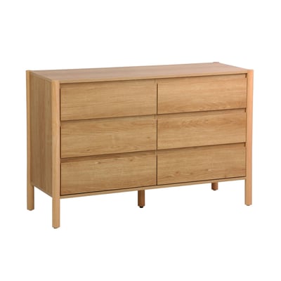 Commode décor bois 6 tiroirs  HARMONY SWEEEK