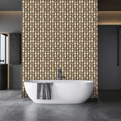 Papier peint carreaux rond HEXOA