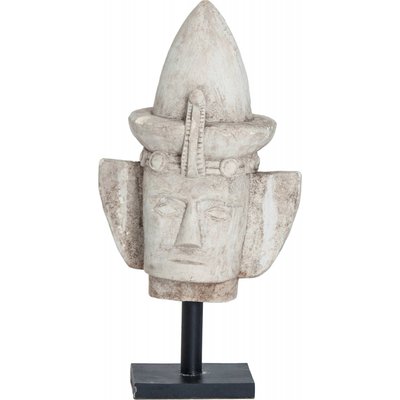 Statue ethnique en bois tropical RECOLLECTION