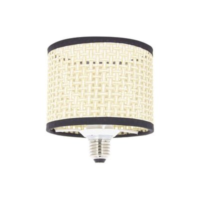 Ampoule Filament Led Déco Abat-jour Osier Tressé, Culot E27, Conso. 3,5w, 210 Lumens, Blanc Chaud XANLITE