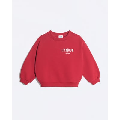 Sweat L'amour est déclaré brodé EMOI EMOI