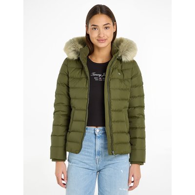 Doudoune courte, zippée à capuche TOMMY JEANS