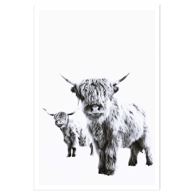 Affiche enfant jumelles HEXOA
