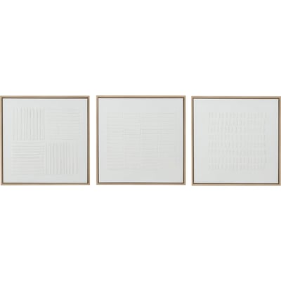 Tableau minimaliste en toile, Lot de 3 RECOLLECTION