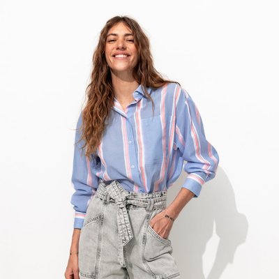 Chemise à rayures fluo PROMOD