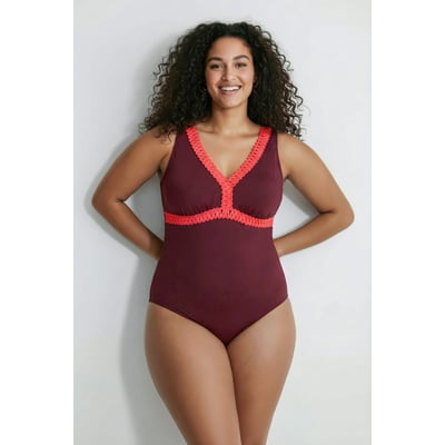 Maillot de bain à bonnets souples et galon ULLA POPKEN