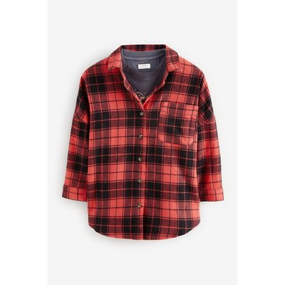 Chemise aux carreaux et t-shirt, ensemble NEXT