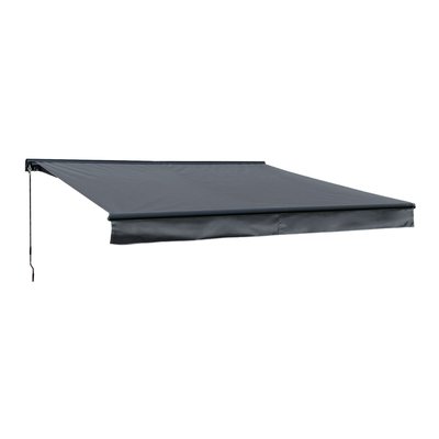 Store banne, semi-coffre, 3,95x3m, SAULE HAPPY GARDEN