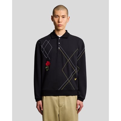 Maillot de rugby à losanges LYLE & SCOTT