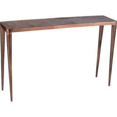 Console élégante en aluminium finition bronze pour entrée raffinée RECOLLECTION