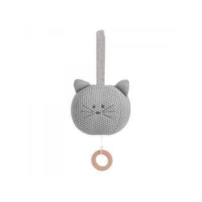 Peluche musicale tricotée Little Chums Chat LASSIG