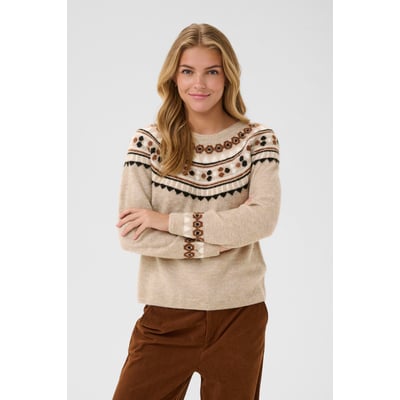 Pullover tricoté CREAM