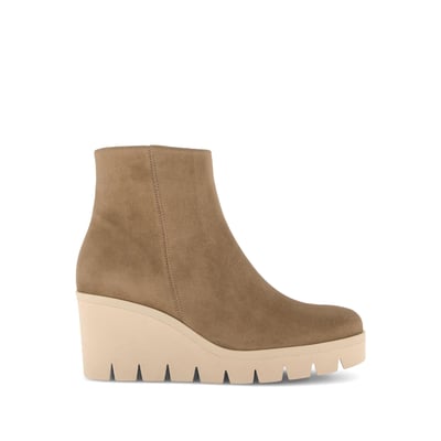 Bottines en cuir à talon compensé GABOR