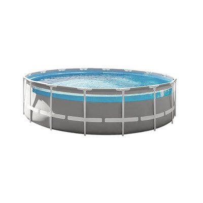 Piscine tubulaire ronde  Prism Frame Clear Window 4,88 x INTEX