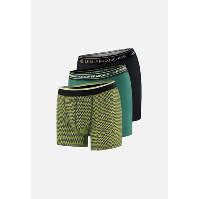 Lot de 3 boxers longs en coton Redoutable LE SLIP FRANCAIS