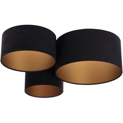 Plafonnier en velours, design chic, Trio BPS KONCEPT