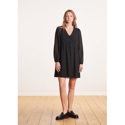 Robe en voile irisé encolure V LA FEE MARABOUTEE