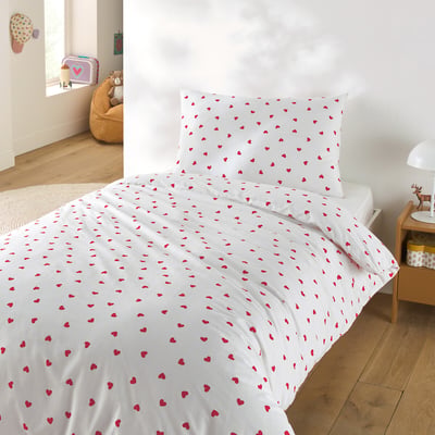 Child's Scacco 50% Recycled Cotton Duvet Cover Set LA REDOUTE INTERIEURS