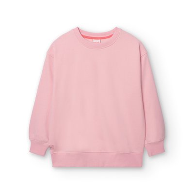 Sweat peluche basique col rond BOBOLI